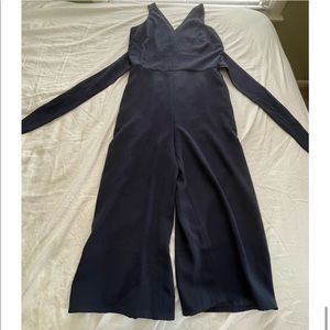 Navy blue Loft jumpsuit